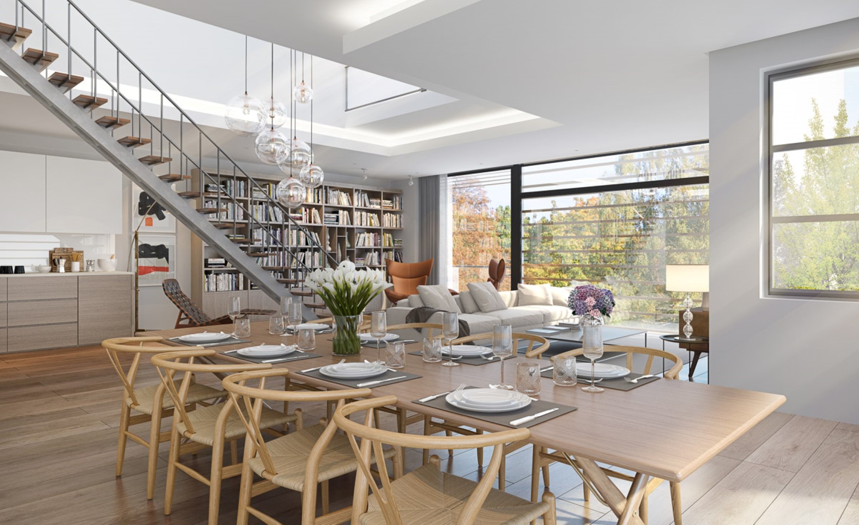 Interieur Salon Double Duplex - Ter Cognita